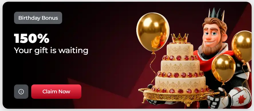 Kingpari Casino Birthday Bonus