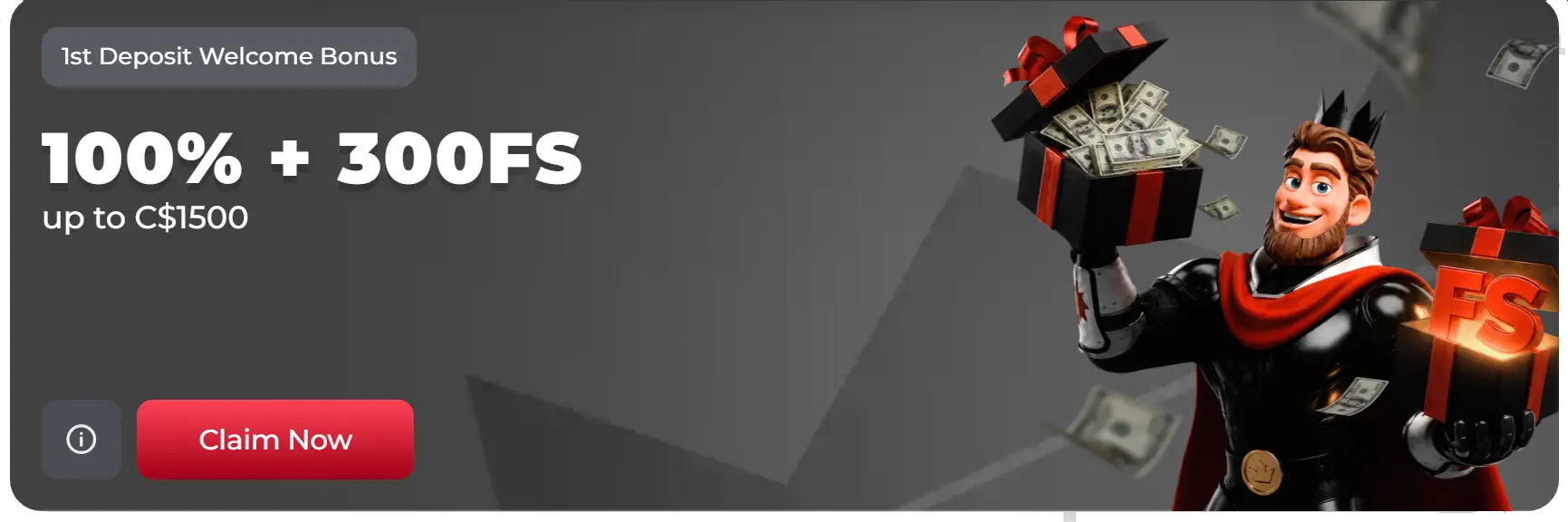 Kingpari Casino UK welcom banner