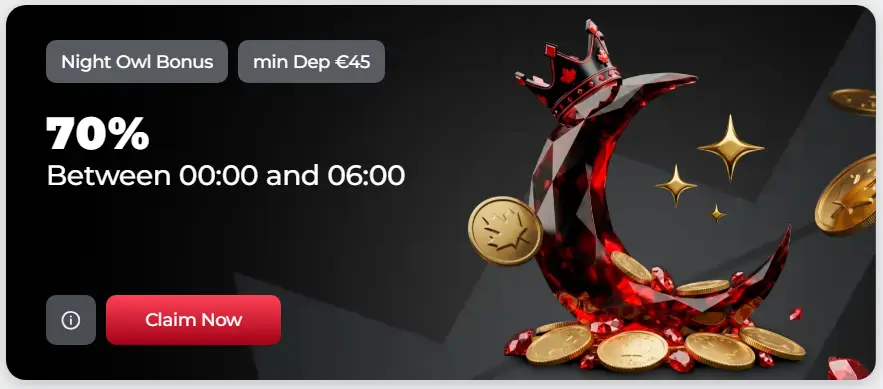 Kingpari Casino Night Owl Bonus
